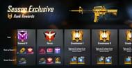 Rewards for the ranked season (Image via Free Fire)